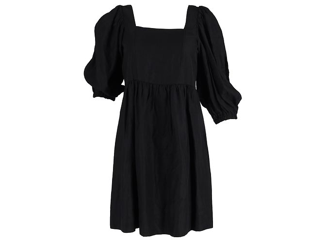 Abito Mini Palavia Ba&sh in Viscosa Nera Nero