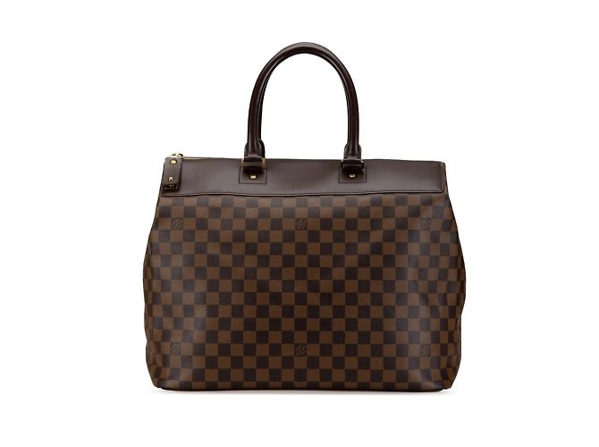 Boston Bag Damier Greenwich PM Louis Vuitton Braun