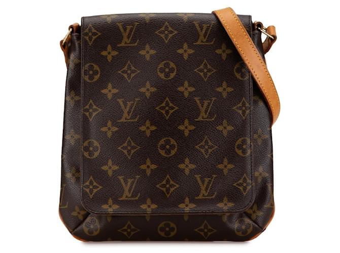 Louis Vuitton Monogram Musette Salsa Shoulder Bag Brown Leather Plastic  ref.1760263