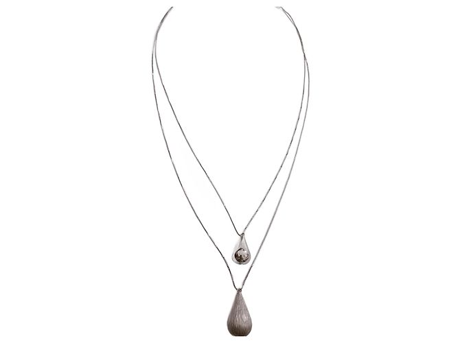 Autre Marque Collar de oro blanco 18 quilates 750