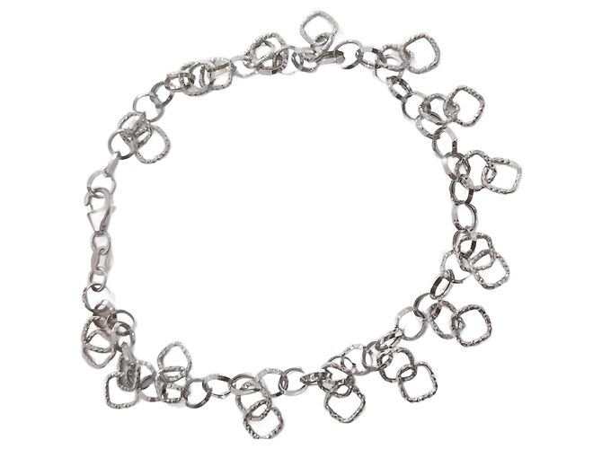 Autre Marque Pulsera de oro blanco 18 quilates 750