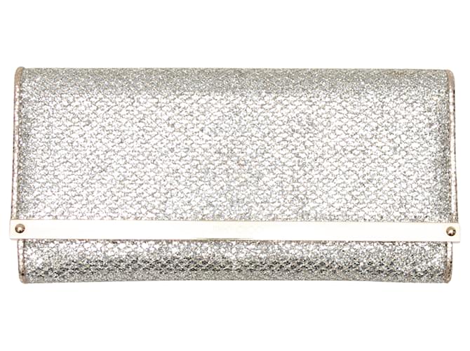 Jimmy choo metallic clutch on sale