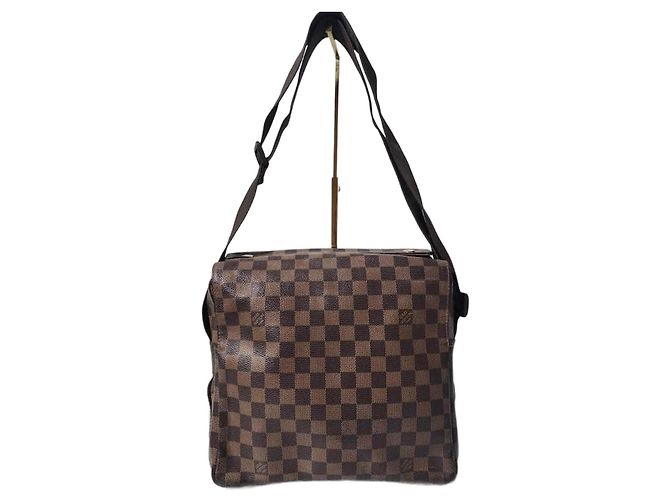 Louis Vuitton Damier Ebene Canvas Naviglio Tasche braun