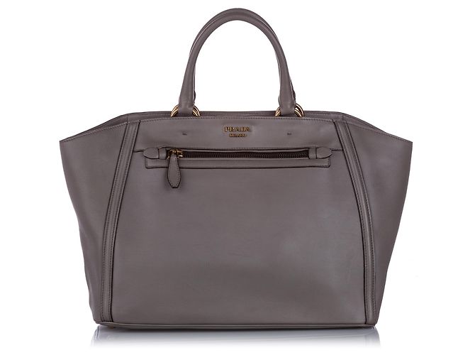 Borse PRADA T. Pelle Grigio