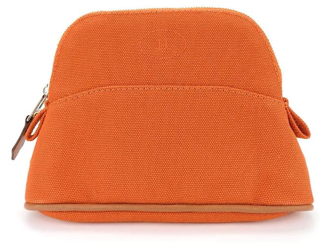 Hermès Hermes Bolide Mini Cotton Pouch Orange  ref.1763491