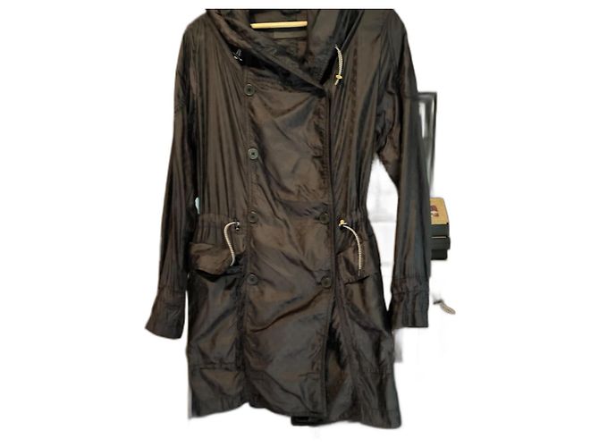 Louis Vuitton Monogramm Windjacke Nylon Schwarz
