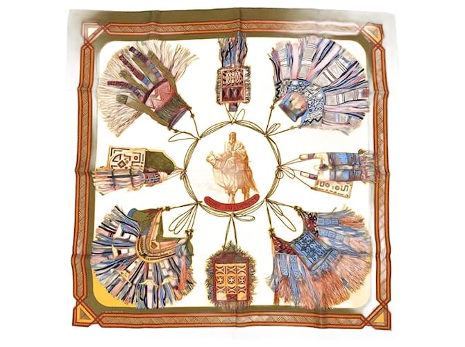 Hermès Hermes Carre 90 Scarf in Yellow Silk  ref.1766191