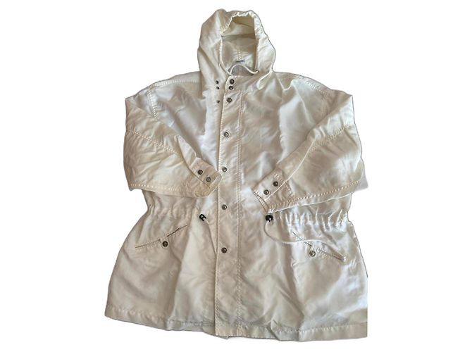 Chanel Nylon Jacket Eggshell
