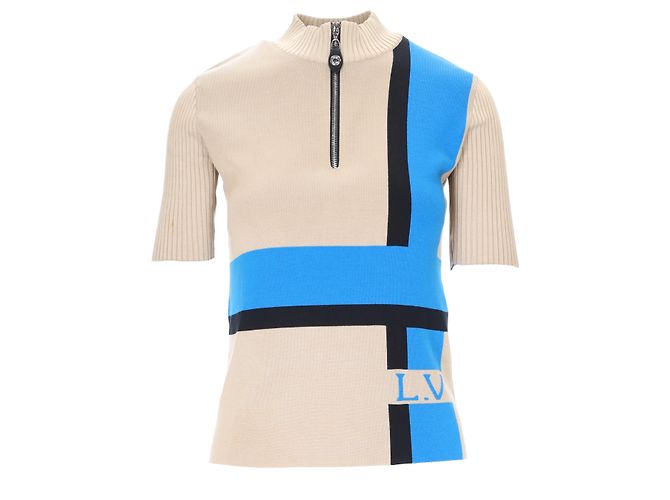 Top con zip Color Block Louis Vuitton - '10s Multicolore