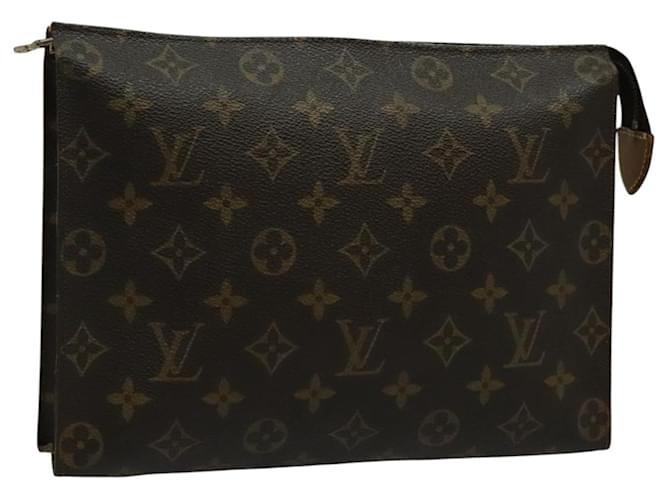 LOUIS VUITTON Monogram Poche Toilette 26 Pouch M47542 LV Auth 95607 Cloth  ref.1768607