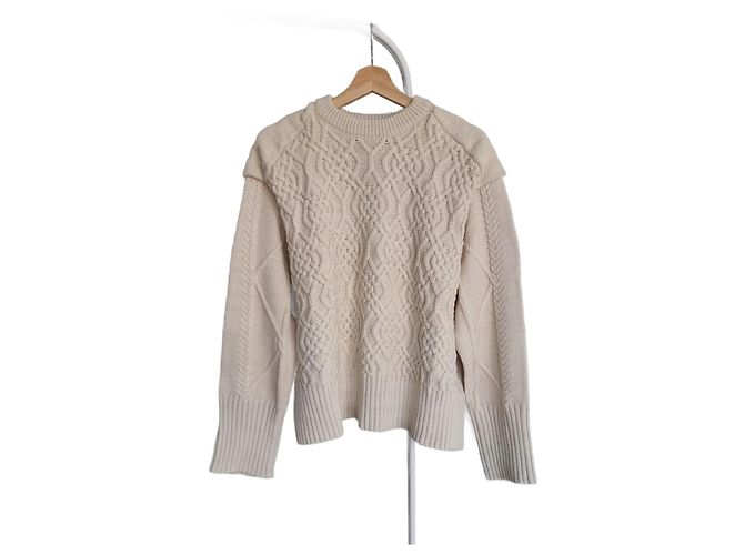 Autre Marque Remain Birger Christensen Baumwollmischpullover Roh 