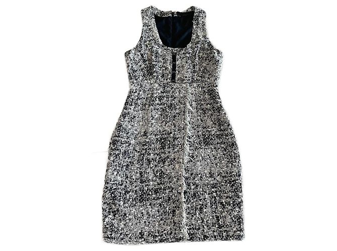 Proenza Schouler sleeveless dress size 2 US (34-36) Black Beige Eggshell
