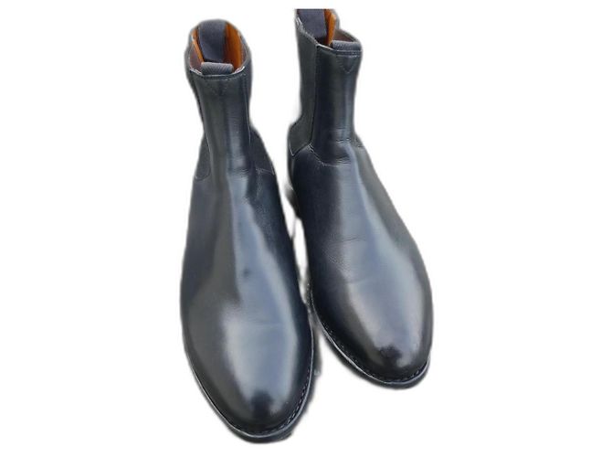schwarze paraboot elastische stiefel größe 45