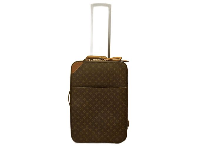Trolley monograma Louis Vuitton Marrom
