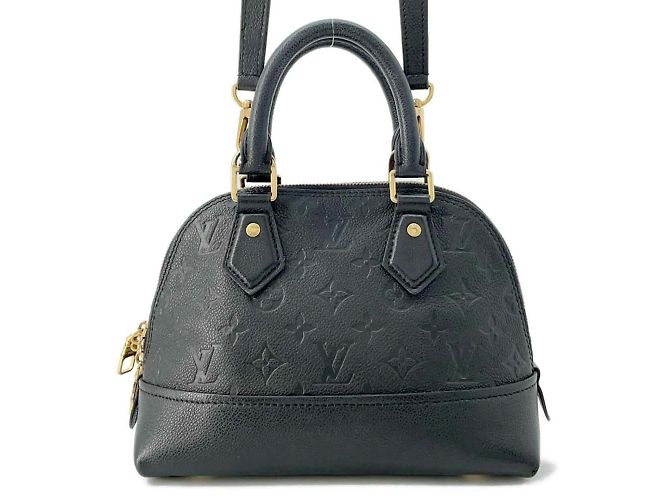 Louis Vuitton Monogram Empreinte Neo Alma BB Handbag Black