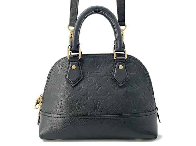 Louis Vuitton Monogram Empreinte Neo Alma BB Handbag Black Cloth  ref.1770599