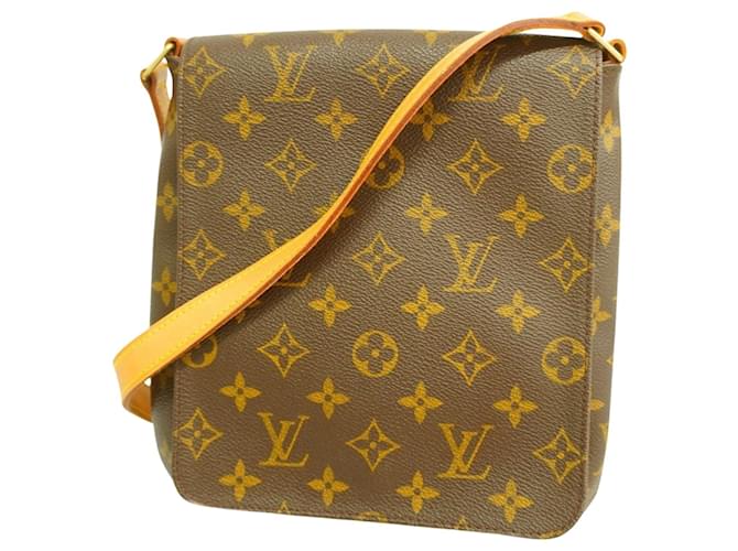 Louis Vuitton Musette Salsa Brown Cloth  ref.1771223