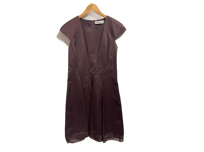 SAINT LAURENT Kleider T.FR 38 Baumwolle Lila