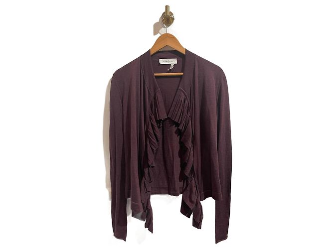 SAINT LAURENT Strickwaren T.International S Seide Lila