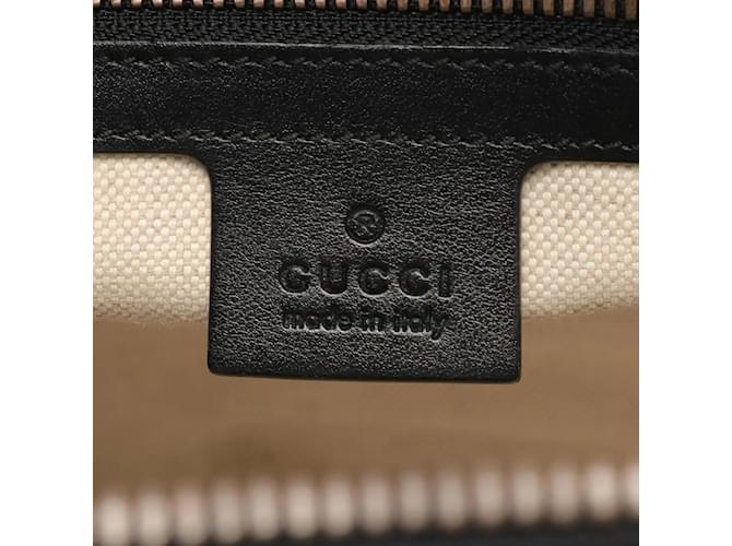 GUCCI x MLB LA ANGELS Shoulder Bag Black Leather  ref.1772084