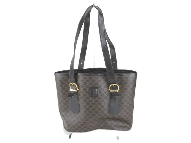 Bolso de mano Céline negro de PVC