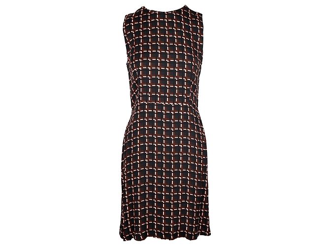 Vestido estampado xadrez Marni - anos 10 Multicor