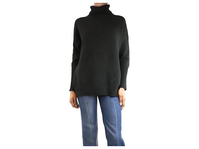 Autre Marque Black cashmere turtleneck  jumper - size XS  ref.1774407