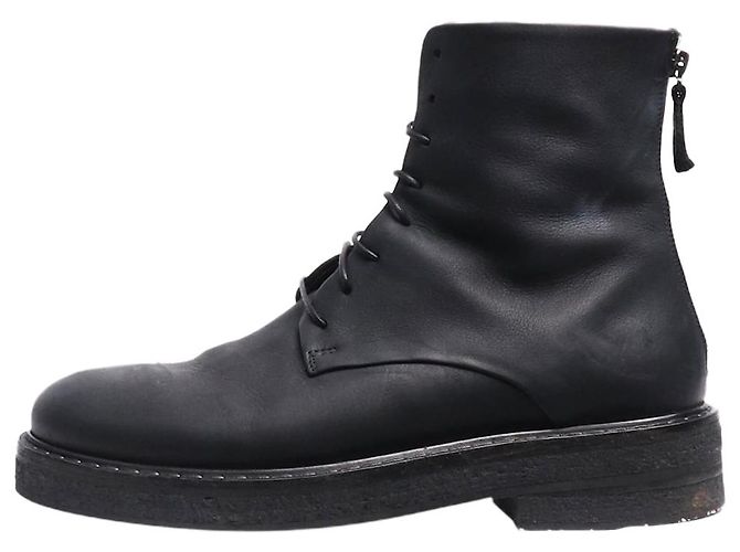Marsèll Black lace-up ankle boots - size EU 39