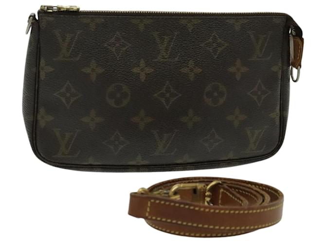LOUIS VUITTON Monogram Pochette Accessoires Pouch M51980 LV Auth 96638 Cloth  ref.1775033