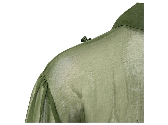 Camicia in seta Philosophy di Alberta Ferretti Verde