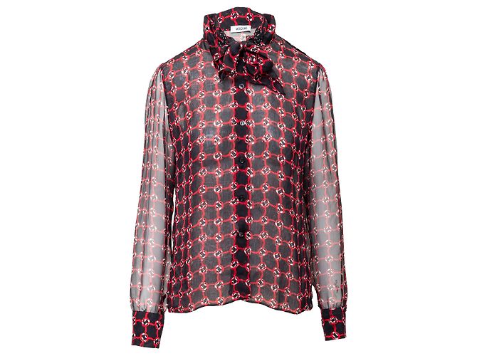 Camisa estampada Moschino Preto