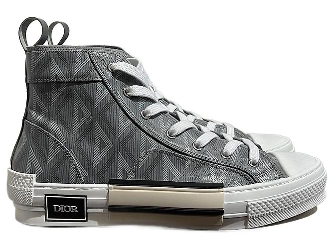 DIOR Trainers T.EU 42 Cloth Grey