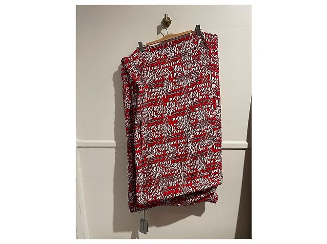 Blanket Sciarpe BALENCIAGA T. Viscosa Rosso
