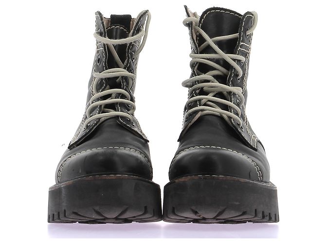 ALEXA CHUNG Botas T.EU 38 Cuero Negro