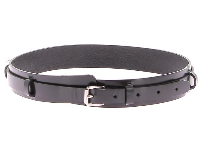 DIOR Belts T.cm 85 Leather Black