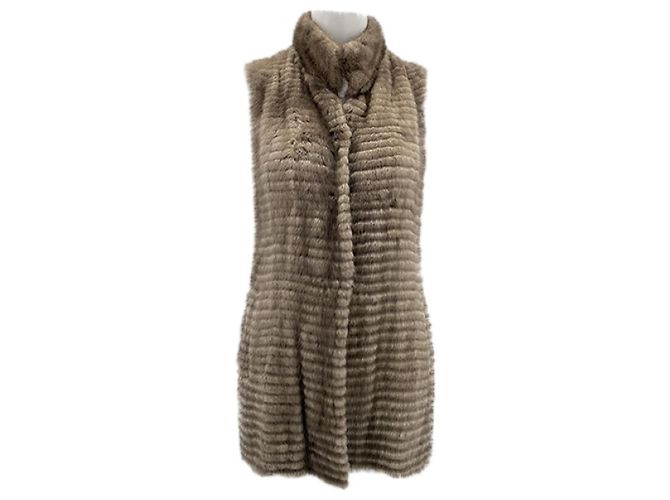 SAM RONE Giacche T.FR 36 Pelliccia Grigio