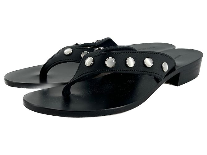 K JACQUES Sandalen T.EU 36 Leder Schwarz