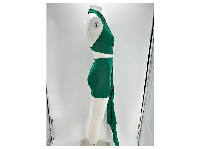 Autre Marque Raisa Vanessa Kleider T.FR 38 Polyester Grün