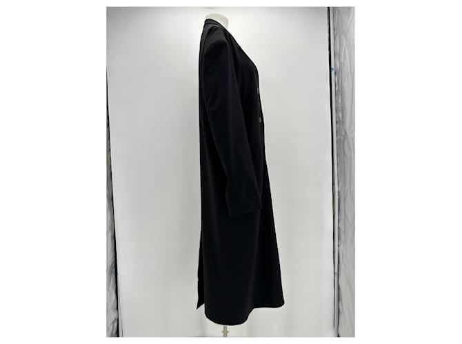 Autre Marque Non Signé / Unsigned coats T.International M Wool Black  ref.1780963