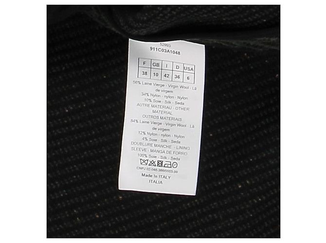 Dior coats T.FR 38 Wool Green