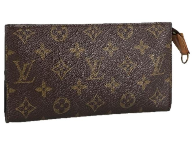 LOUIS VUITTON Monogram Bucket GM Pouch Accessory Pouch LV Auth fm4037