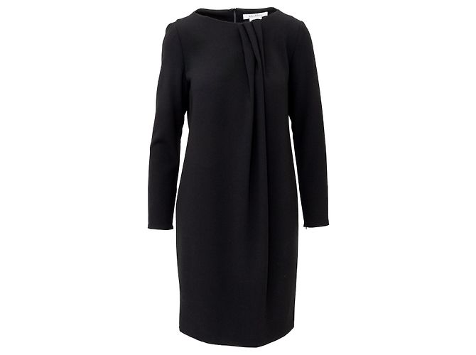 Max Mara Midi-Kleid Schwarz