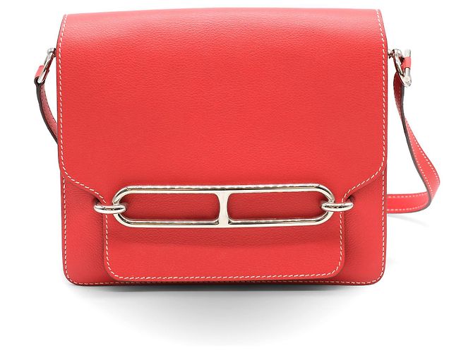 Borsa a Spalla Hermès Roulis Rosso