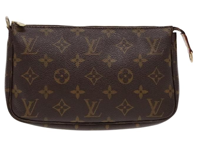Pochette Accessoire Louis Vuitton Marrom Lona  ref.1783504