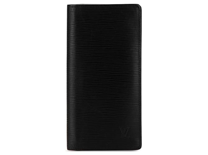 Louis Vuitton Portefeuille Brazza Black Leather  ref.1783951