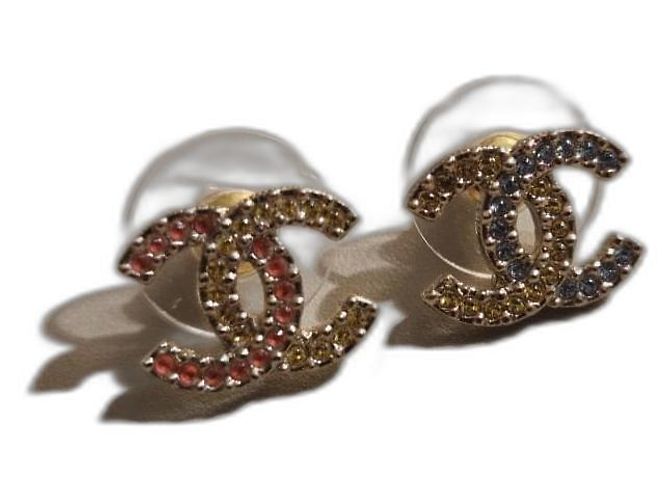 Brincos de Cristal Chanel 2023 Multicor
