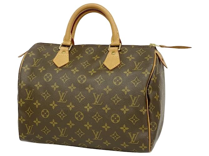 Louis Vuitton Speedy 30 Brown Cloth  ref.1785310