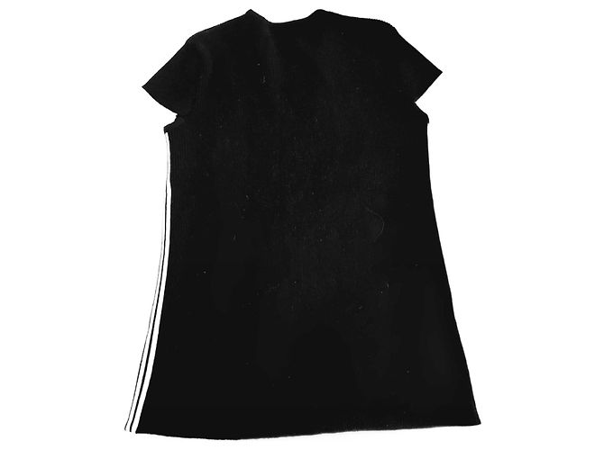 Maglione Chanel in lana nero e bianco 