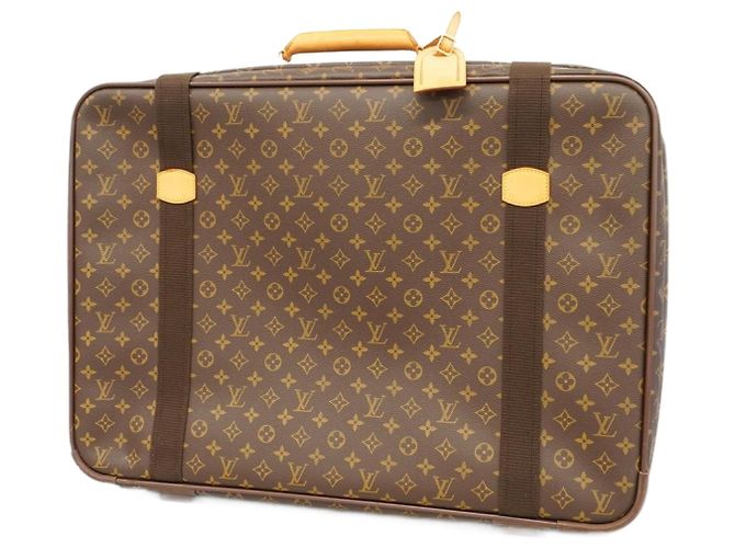 Sac Boston Monogram Satellite 65 Louis Vuitton Marron