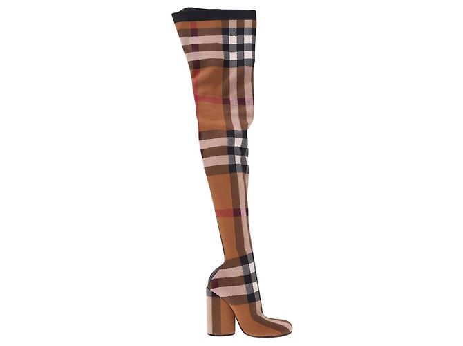Burberry Botas marrones Castaño Paño